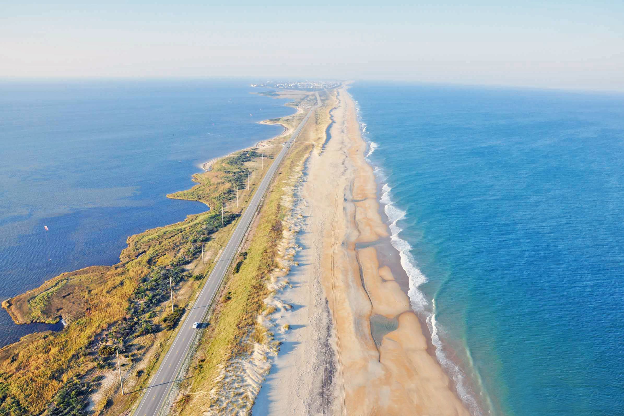 Blick über Hatteras Island