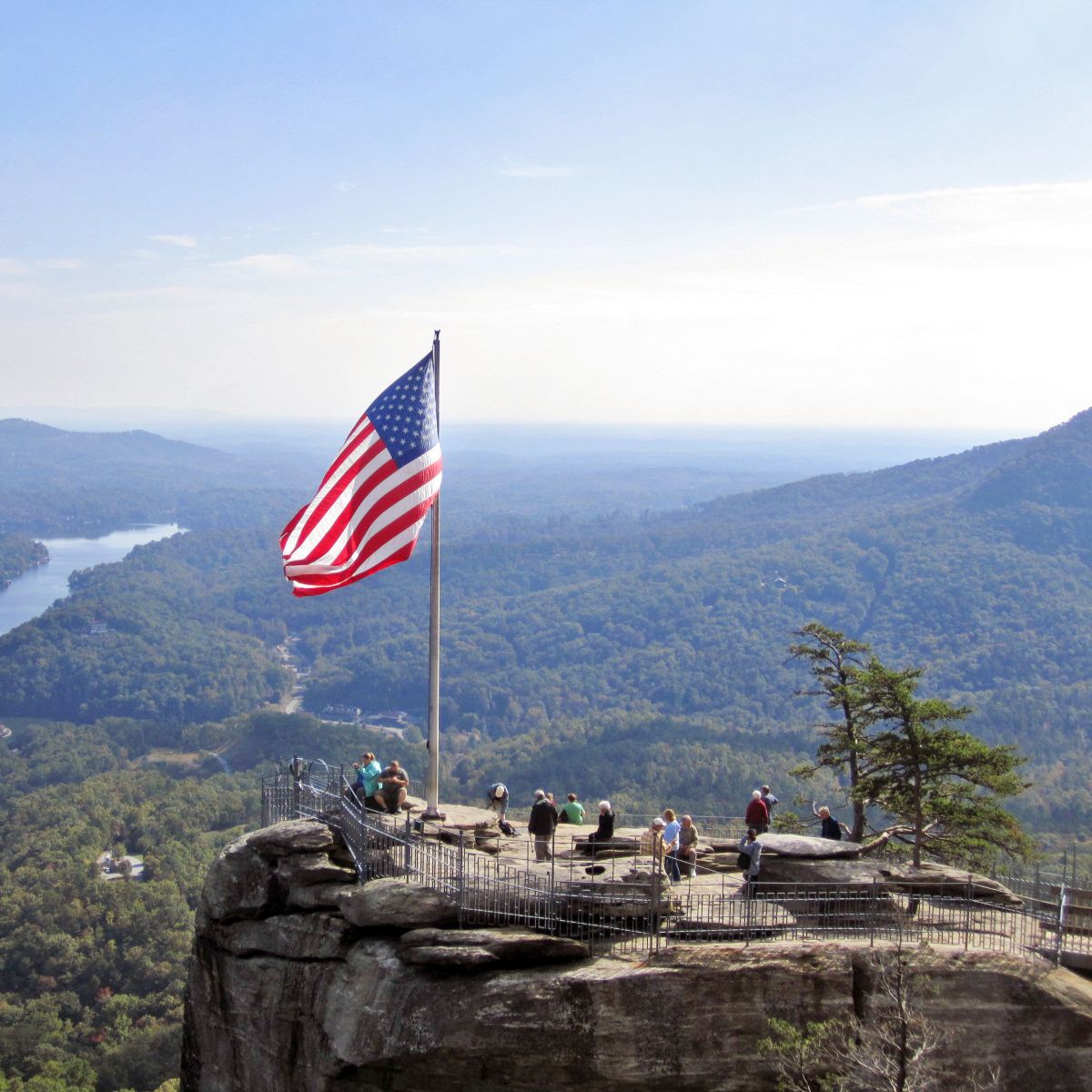 Aussicht vom Chimney Rock