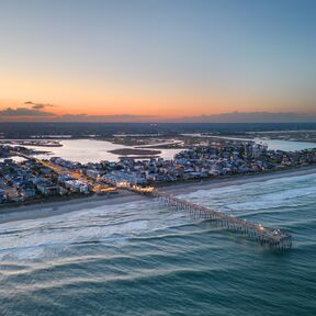 Blick auf Wrightsville Beach