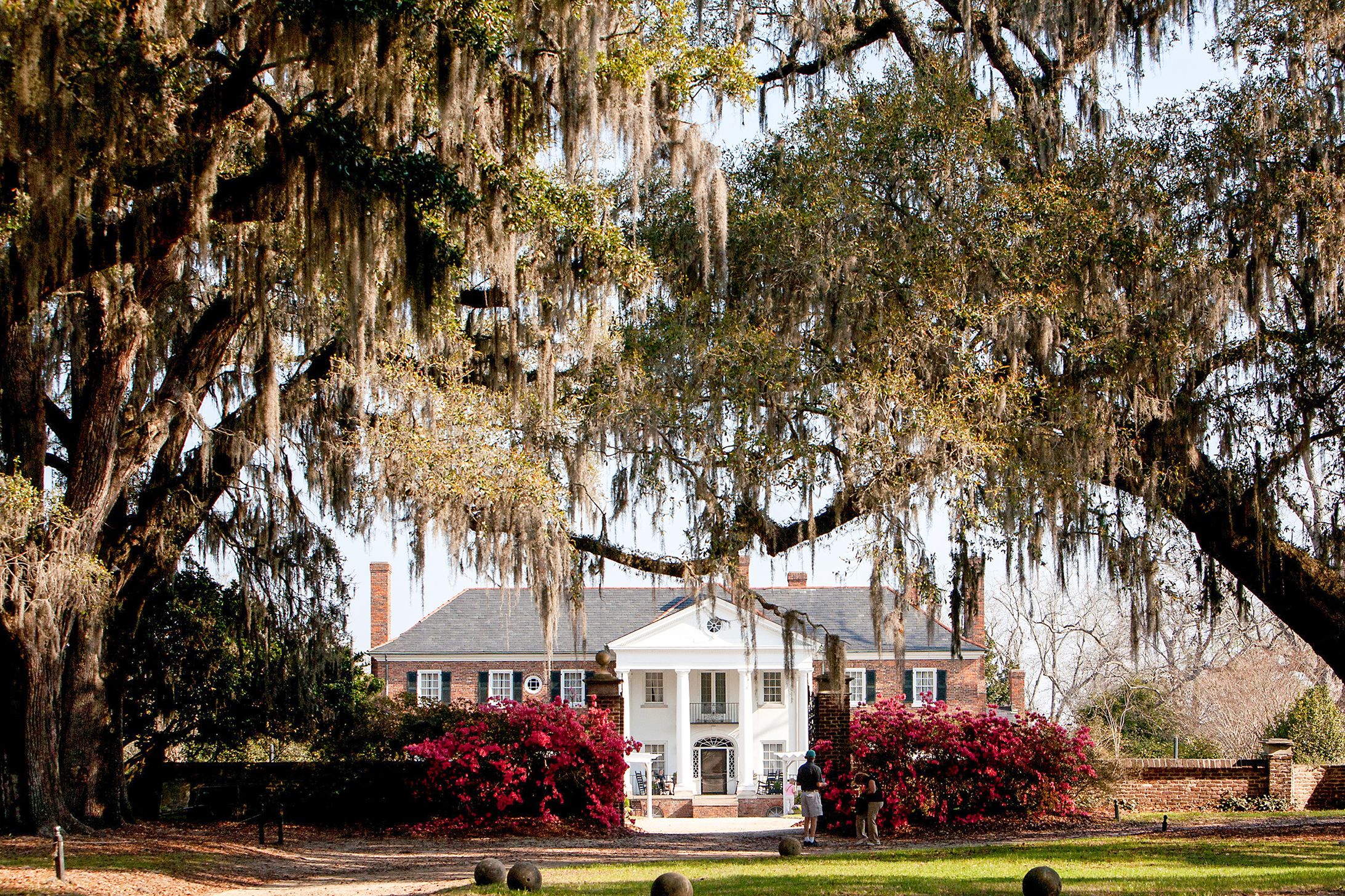 Die Boone Hall Plantage in Mount Pleasant, South Carolina