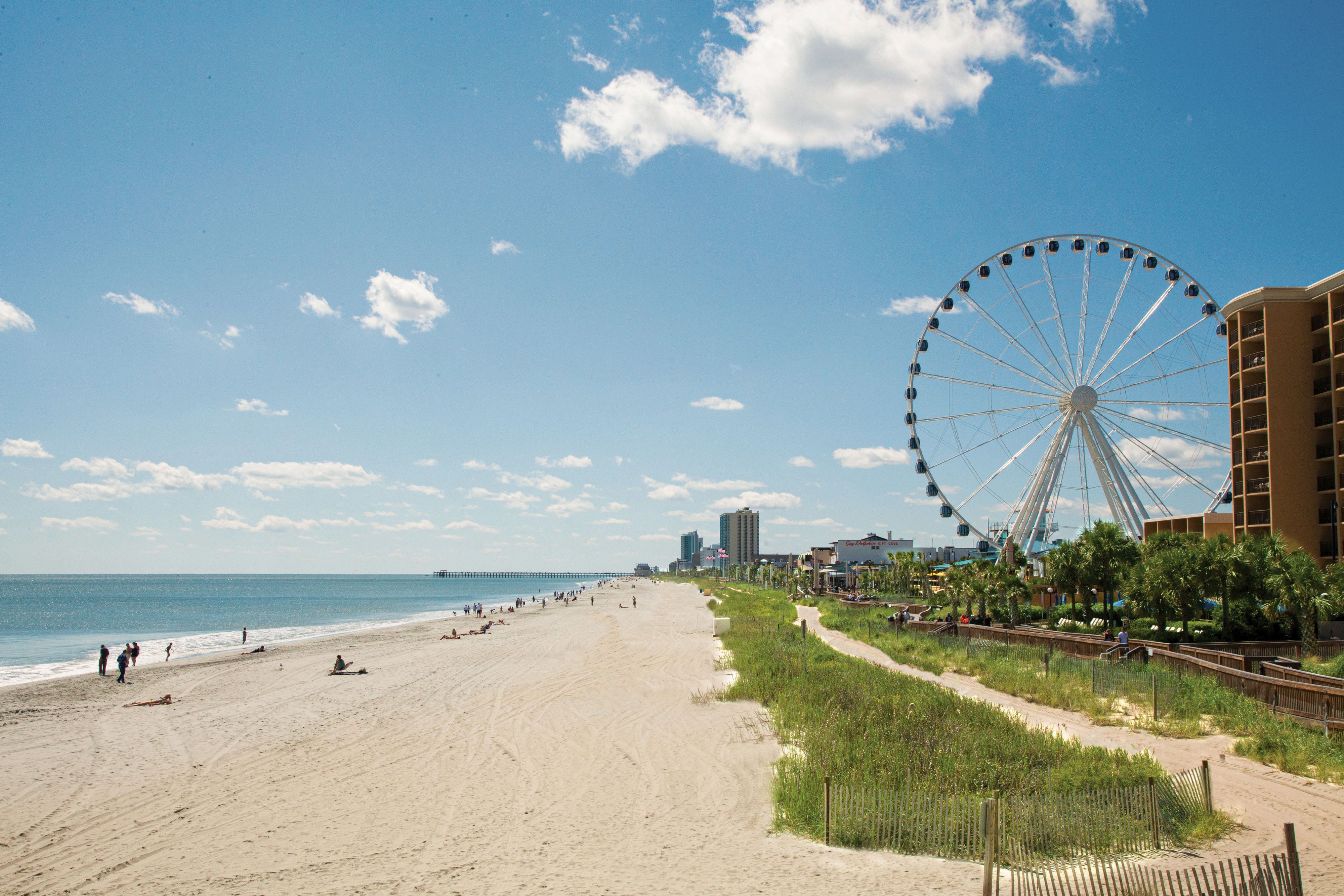 Strand von Myrtle Beach in South Carolina