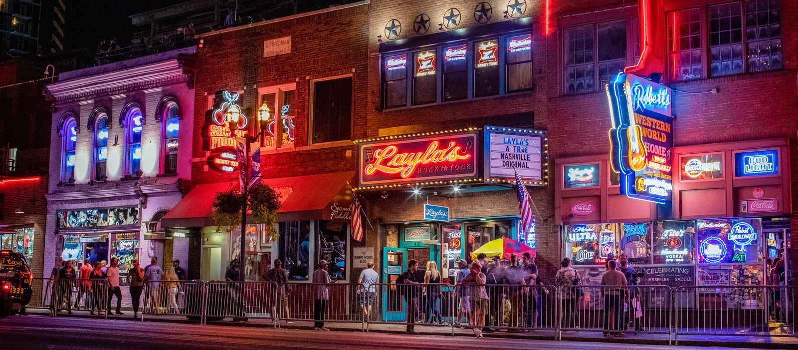 Der Club Layla's am Broadway in Nashville