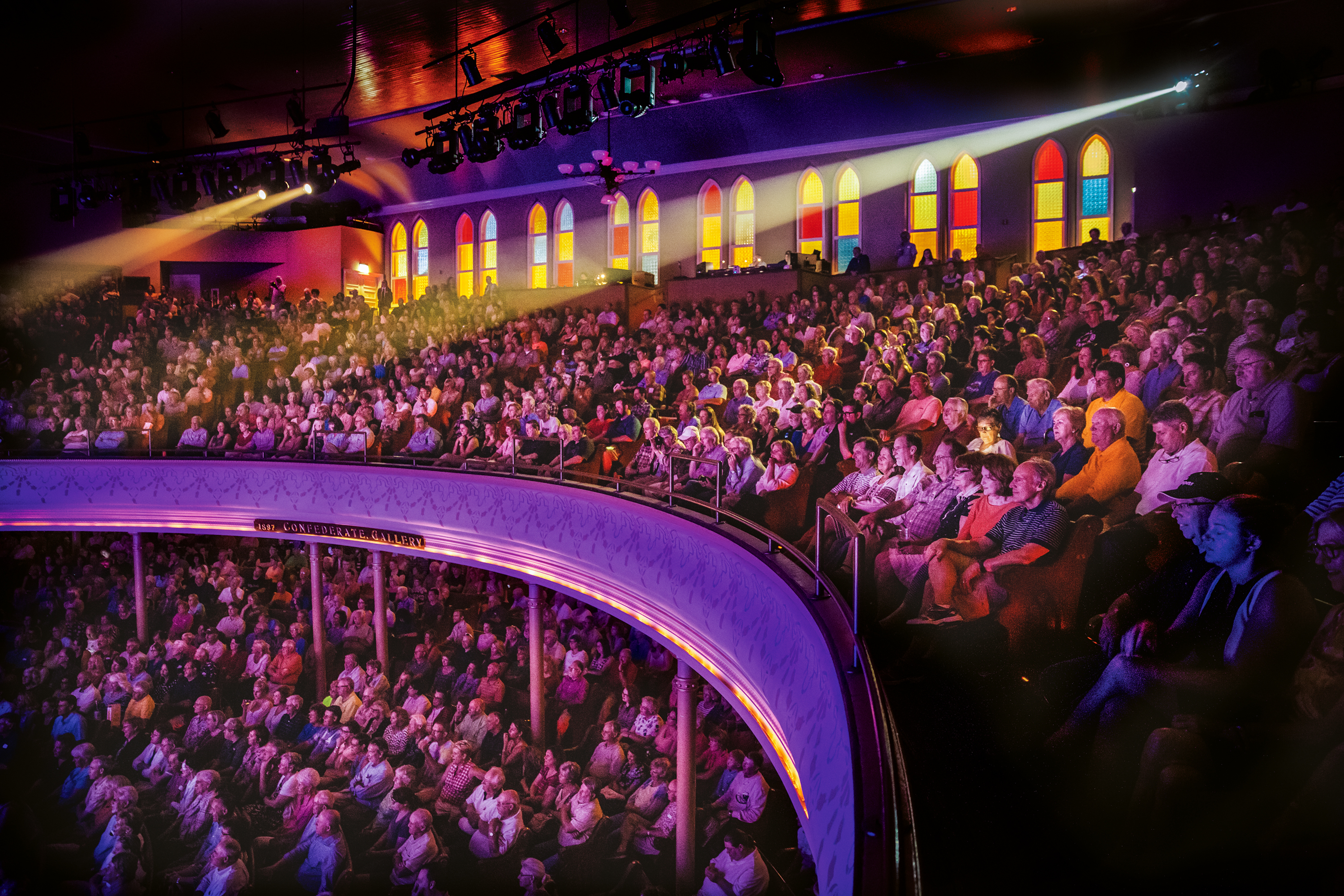 Vielfältige Kulturveranstaltungen im Ryman Auditorium in Nashville