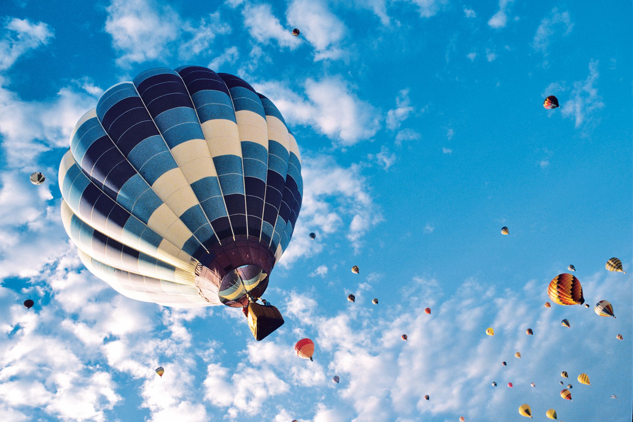 Heißluftbalon über Albuquerque