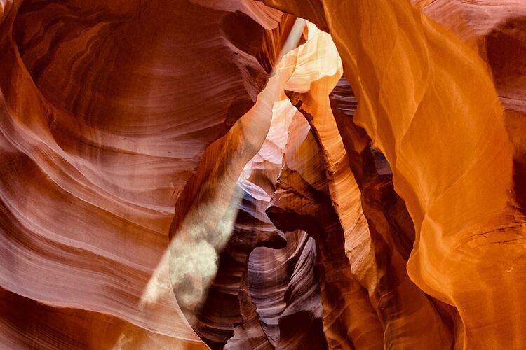 Atemberaubende Felsformation im Antelope Canyon