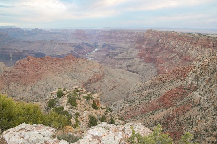 Die beeidnruckenden Weiten des Grand Canyons in Arizona