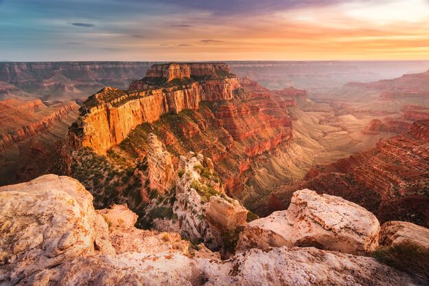 Die wunderschöne Landschaft des Grand Canyon National Park Die wunderschöne Landschaft des Grand Canyon National Park