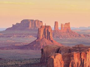 Blick aufs beeindruckende Monument Valley