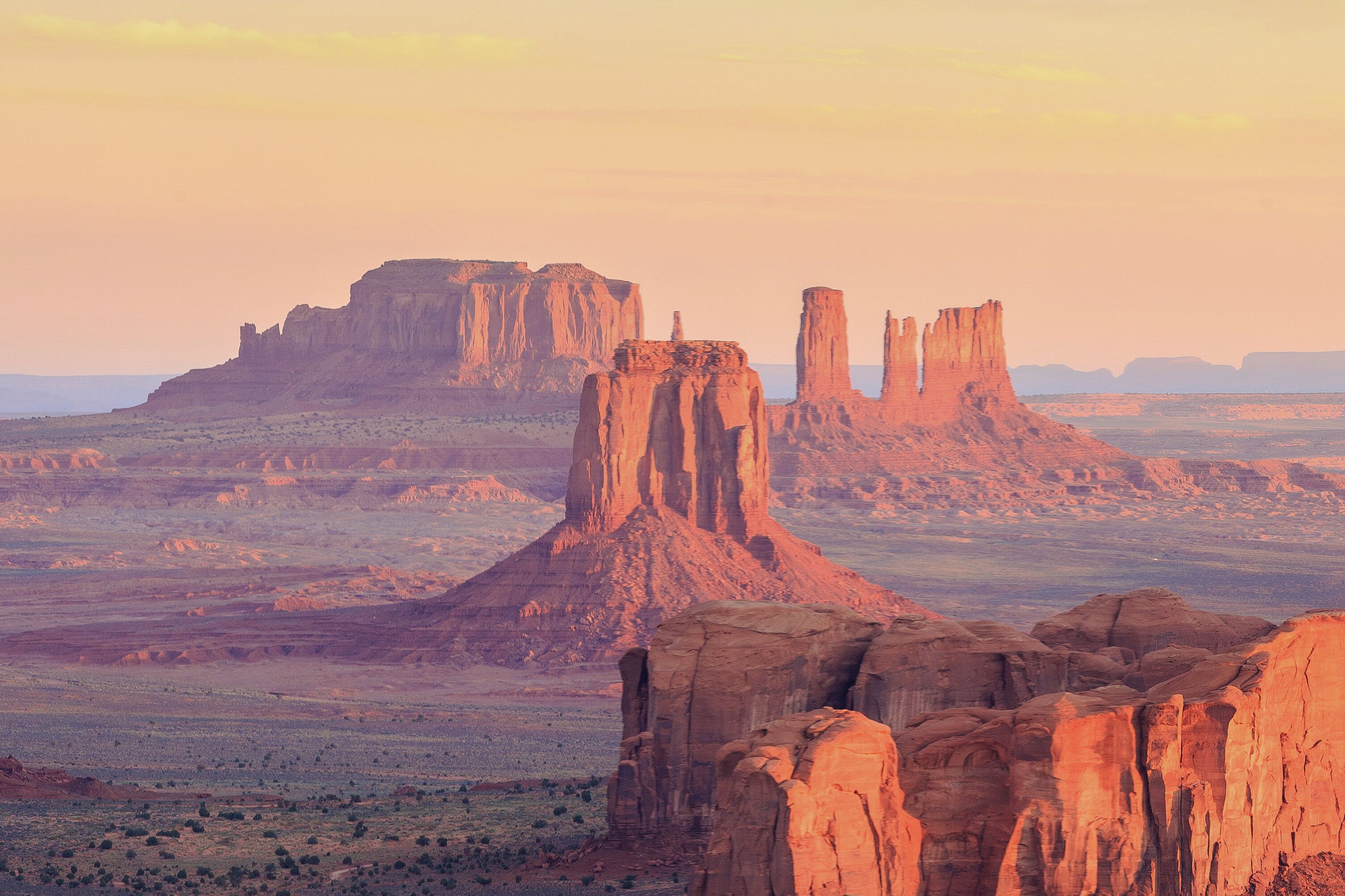 Blick aufs beeindruckende Monument Valley