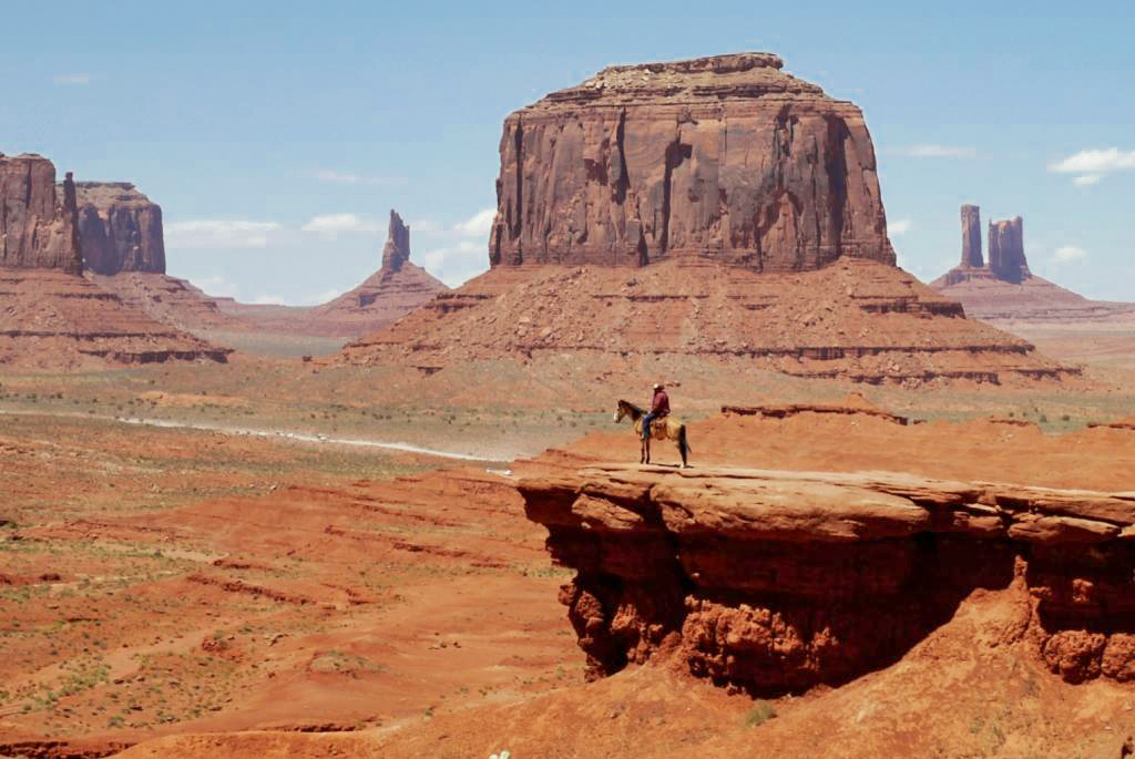 Reiter im Monument Valley