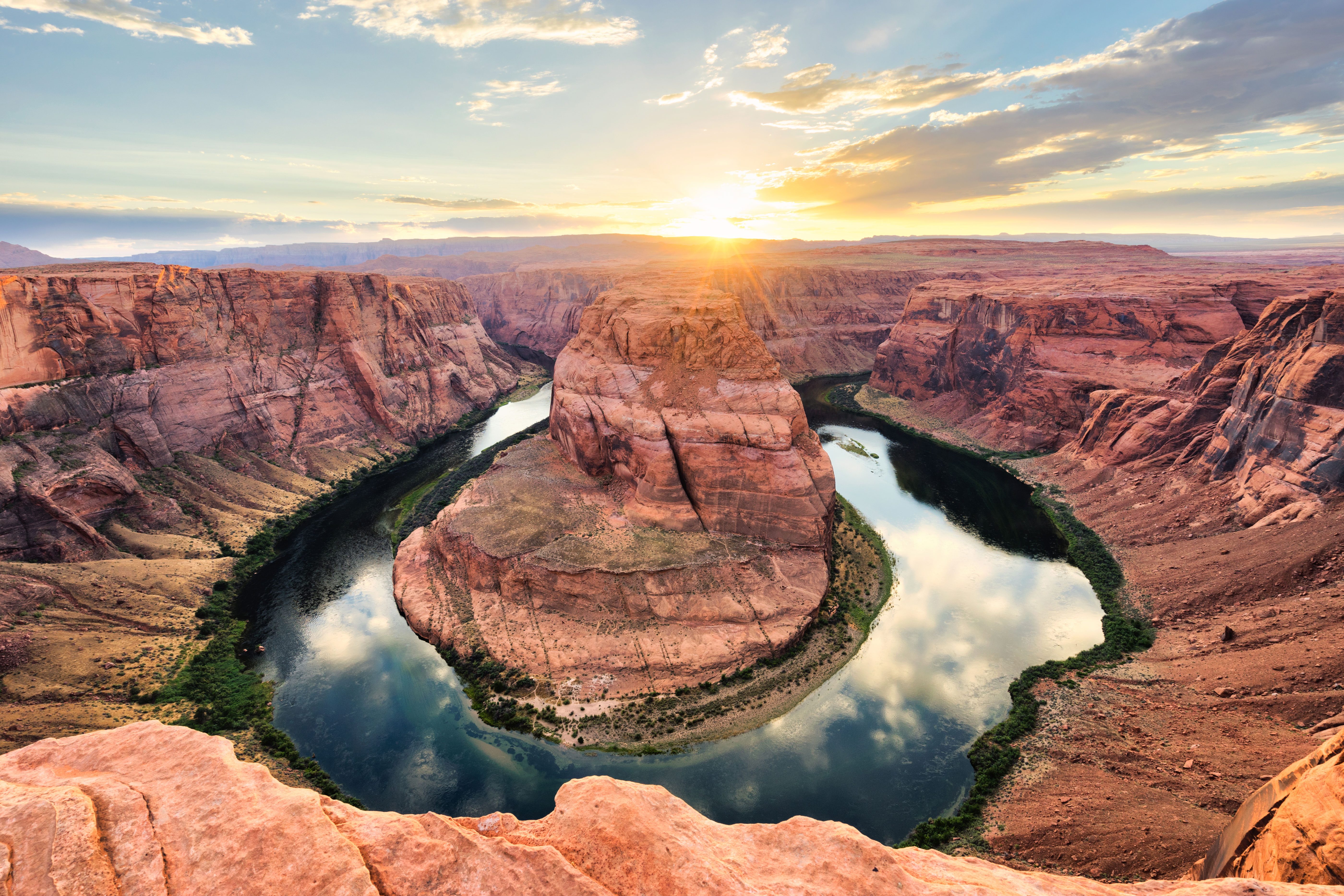 Blick auf den faszinierenden Horseshoe Bend