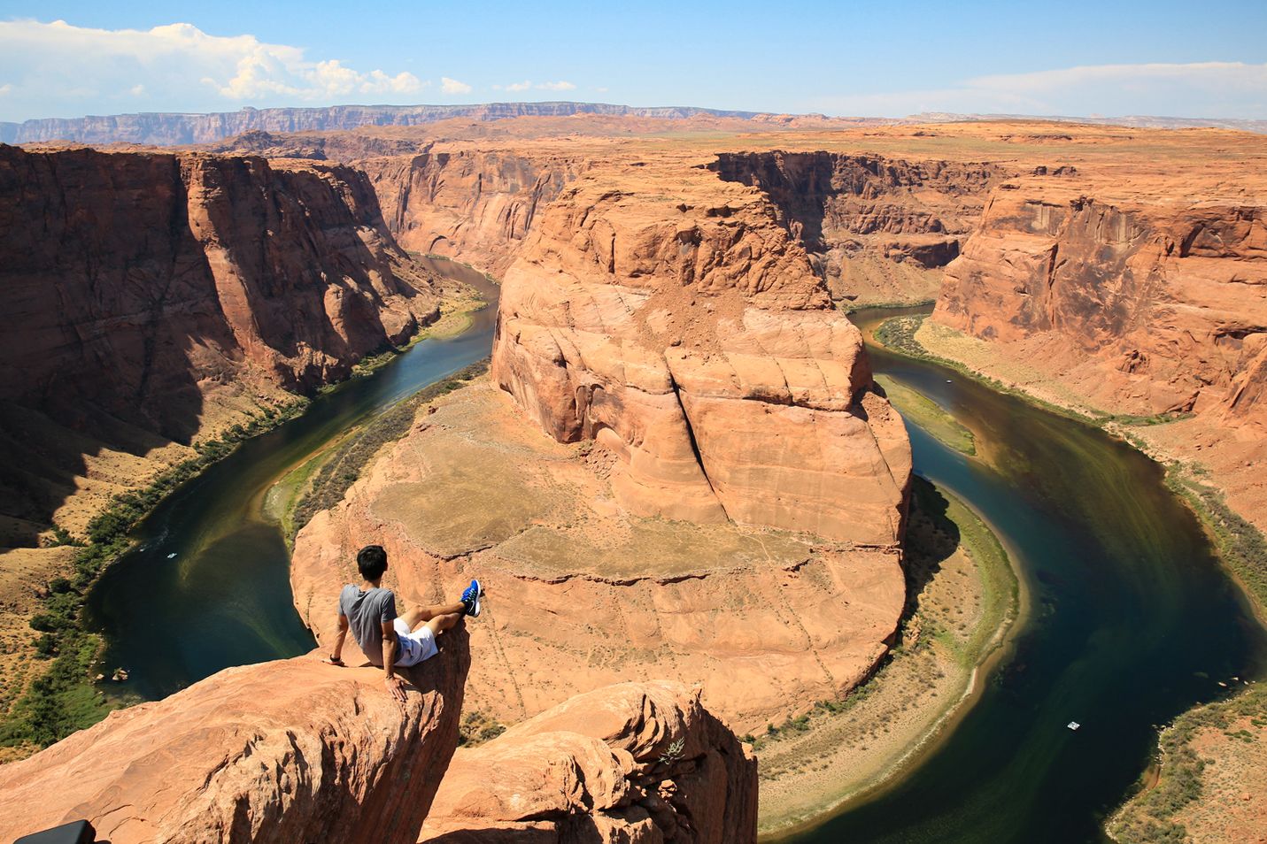 Der Horseshoe Bend nahe der Stadt Page in Arizona