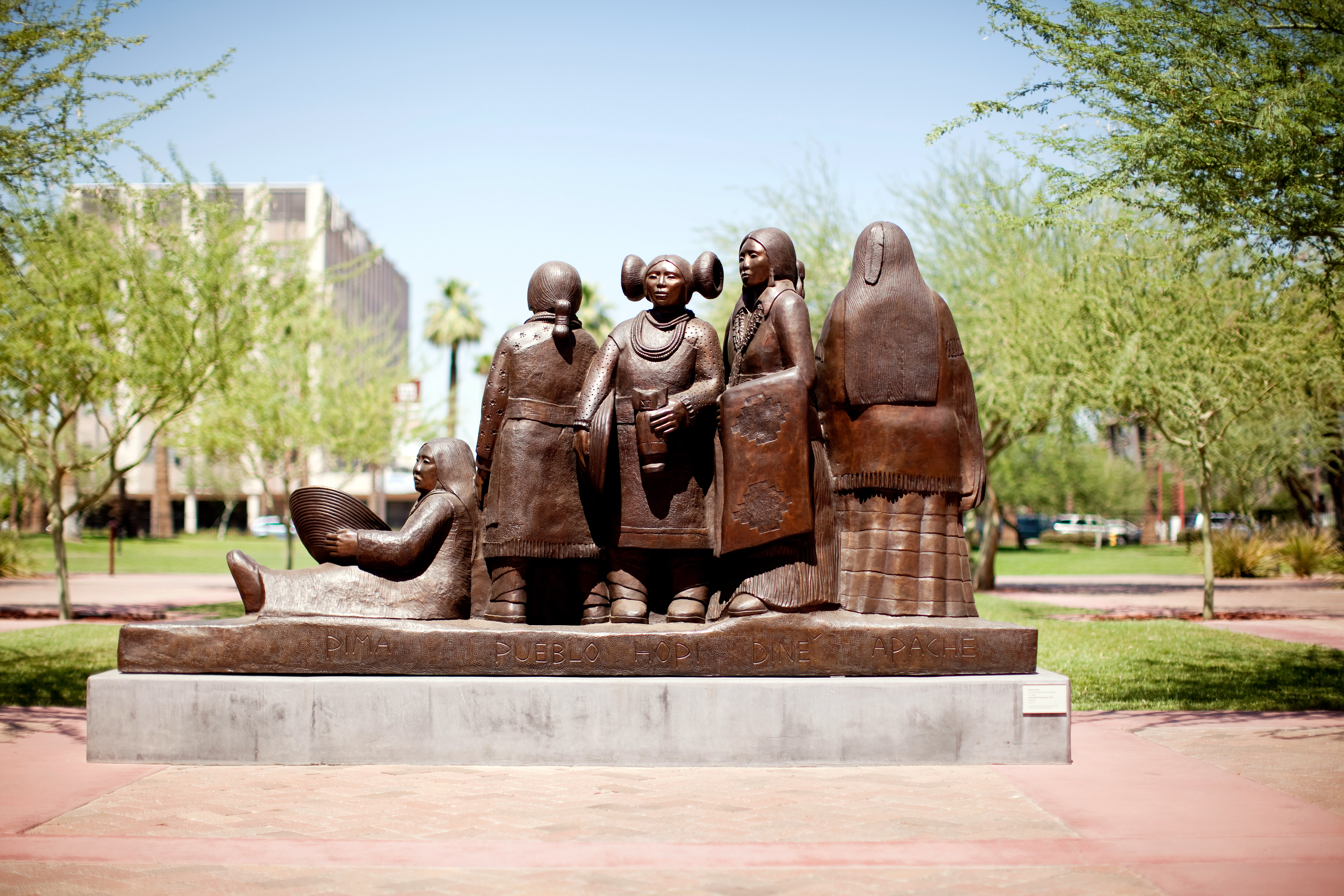 Statuen im Heard Museum in Phoenix, Arizona