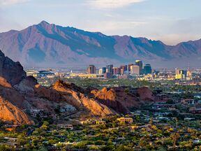 Blick auf die Innenstadt von Phoenix