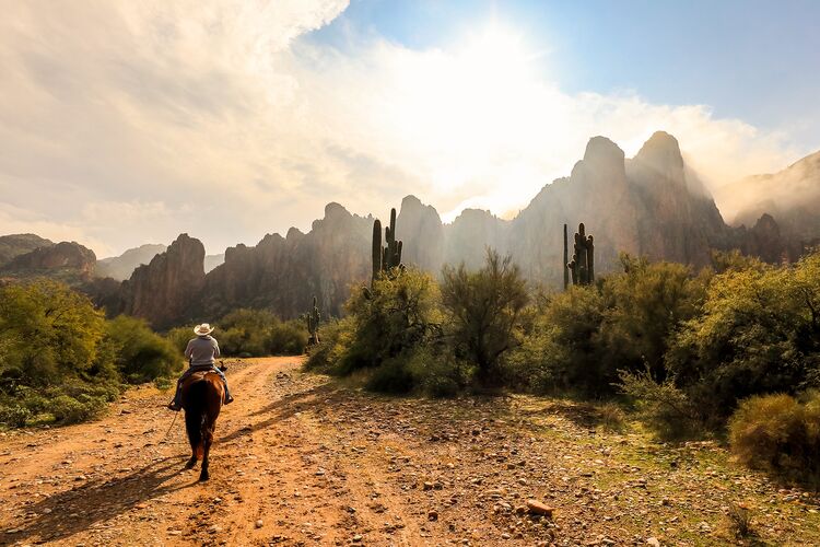 Ein traumhafter Ritt durch Scottsdale, dem Grand Canyon entgegen