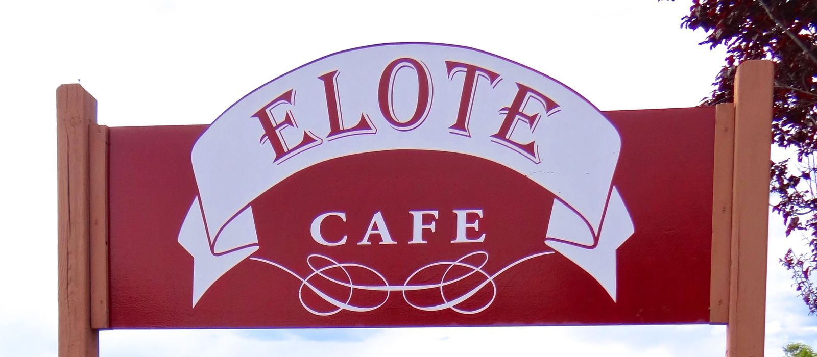 Elote Cafe Schild