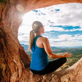 Meditation in den Red Rocks Meditation in den Red Rocks