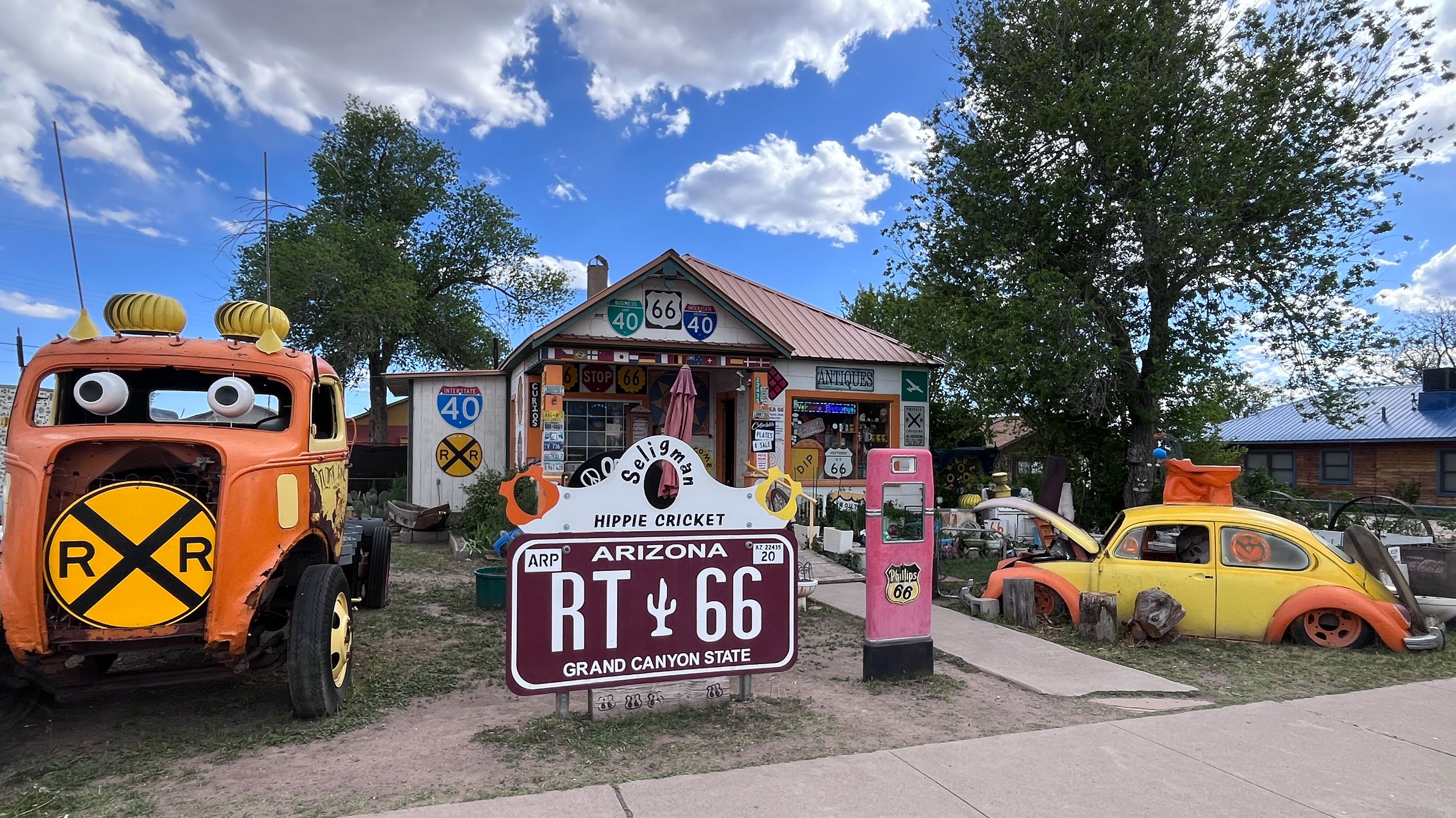 Bunter Vorgarten in Seligman Bunter Vorgarten in Seligman