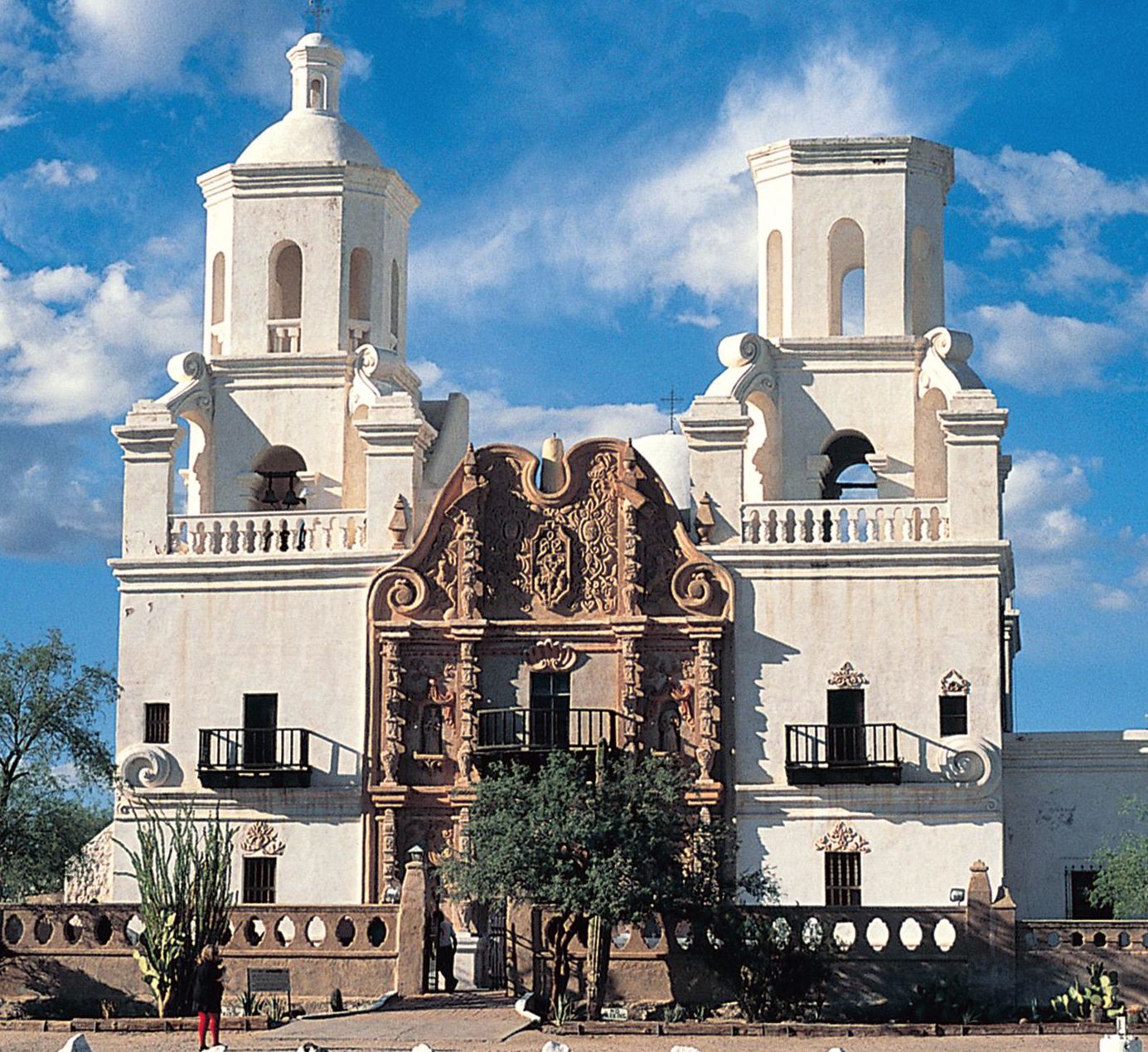 Mission San Xavier del Bac in Tucson, Arizona