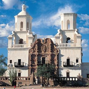 Mission San Xavier del Bac in Tucson, Arizona