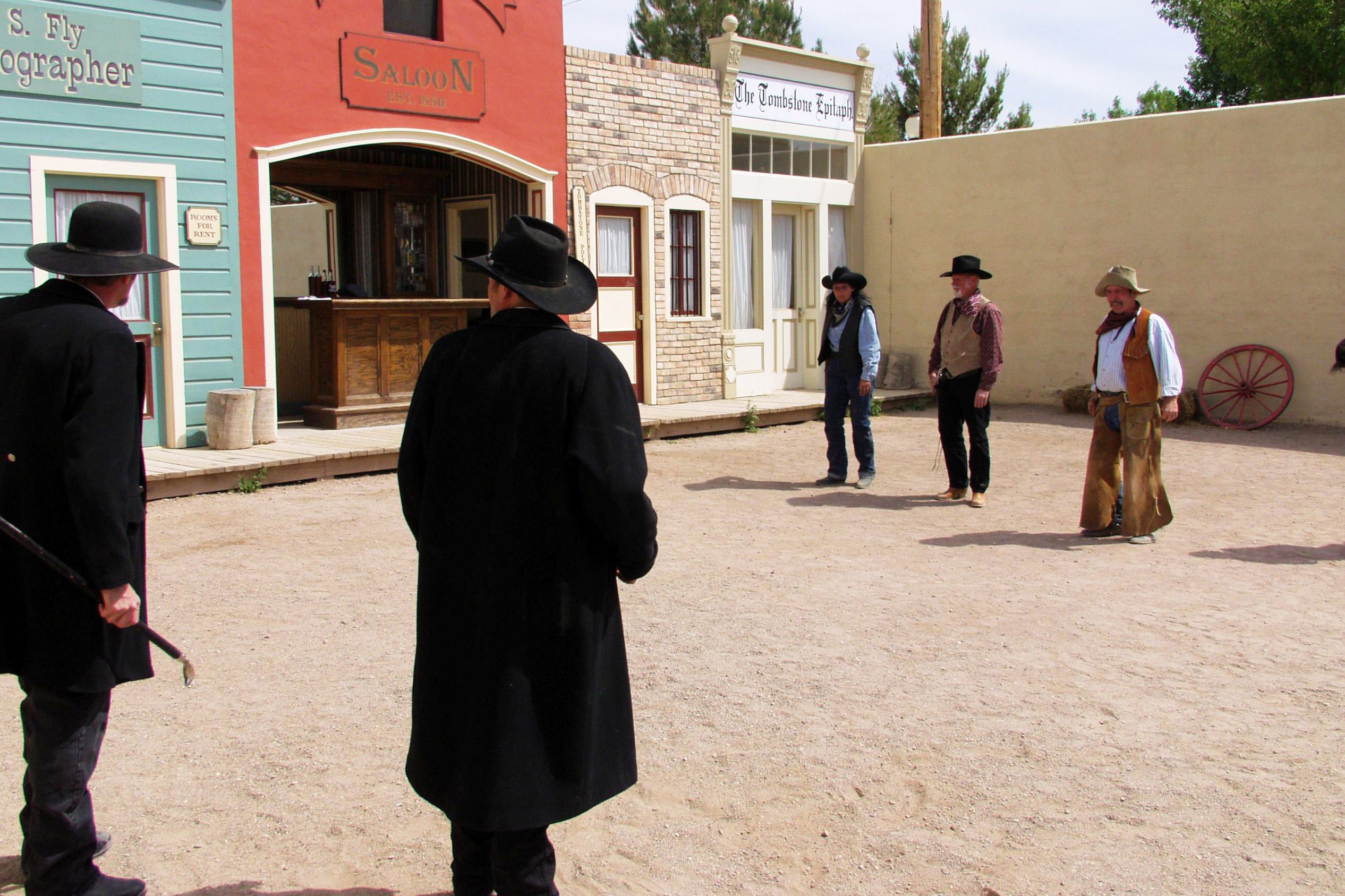 Ok Corral Gunfight Re-enactment in Tombstone, Arizona