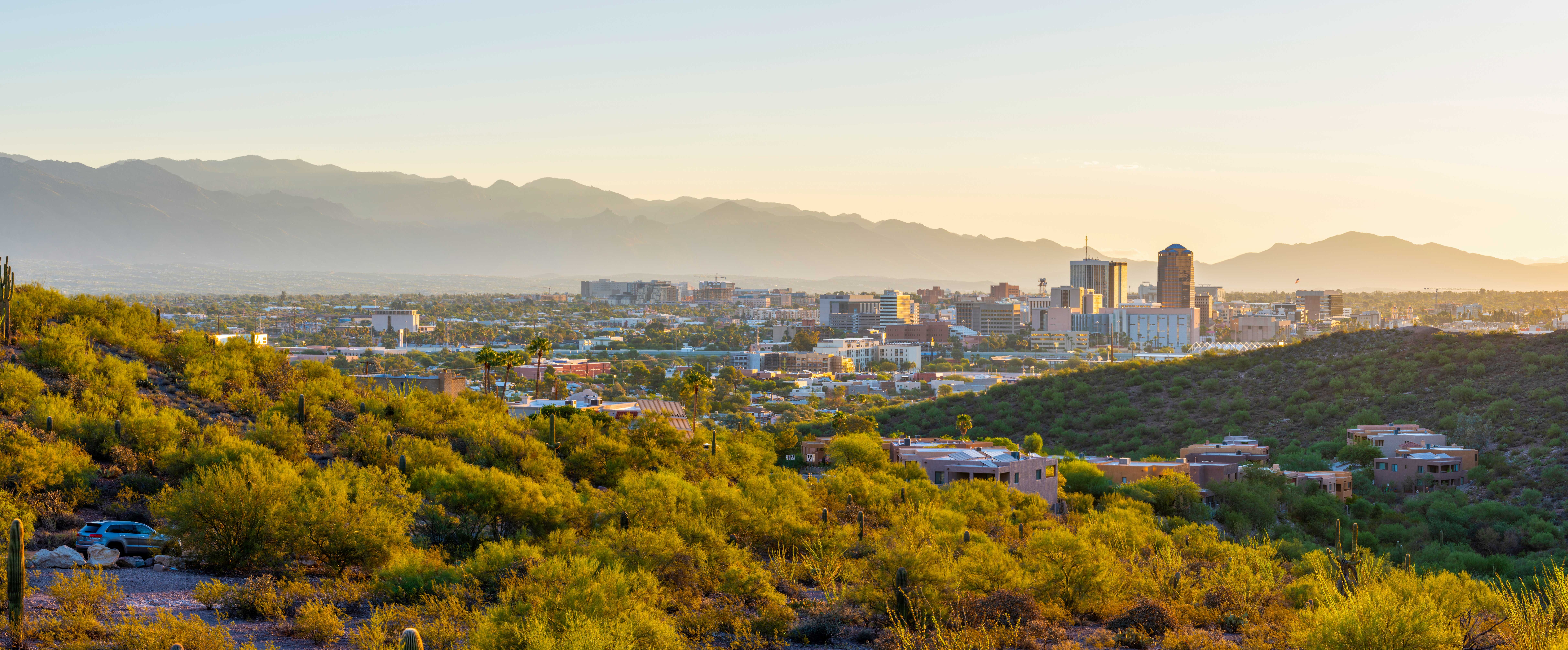 Ausblick auf die Innenstadt von Tucson, Arizona