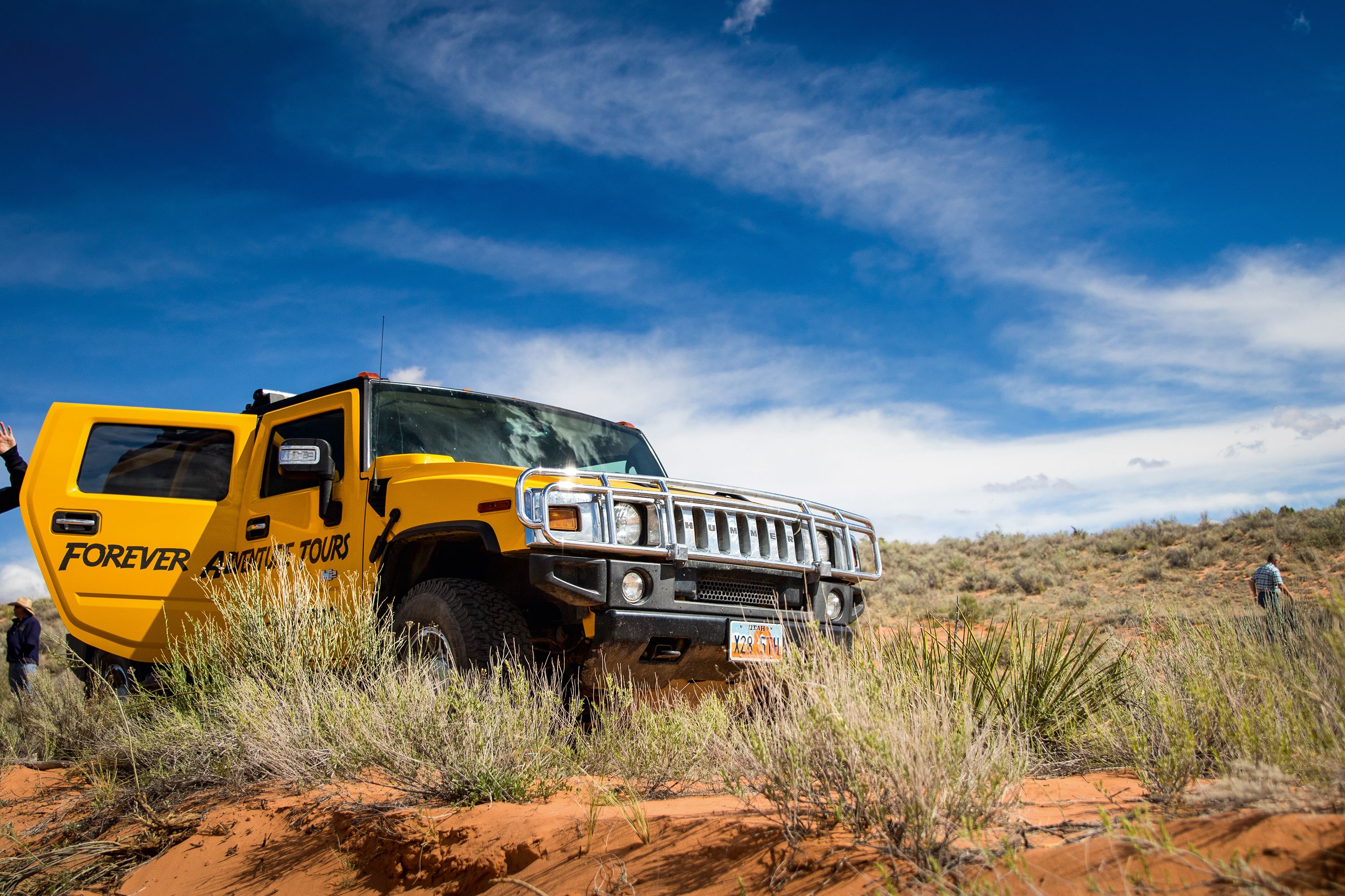 Gerlber Hummer auf der White Pocket Hummer-Tour