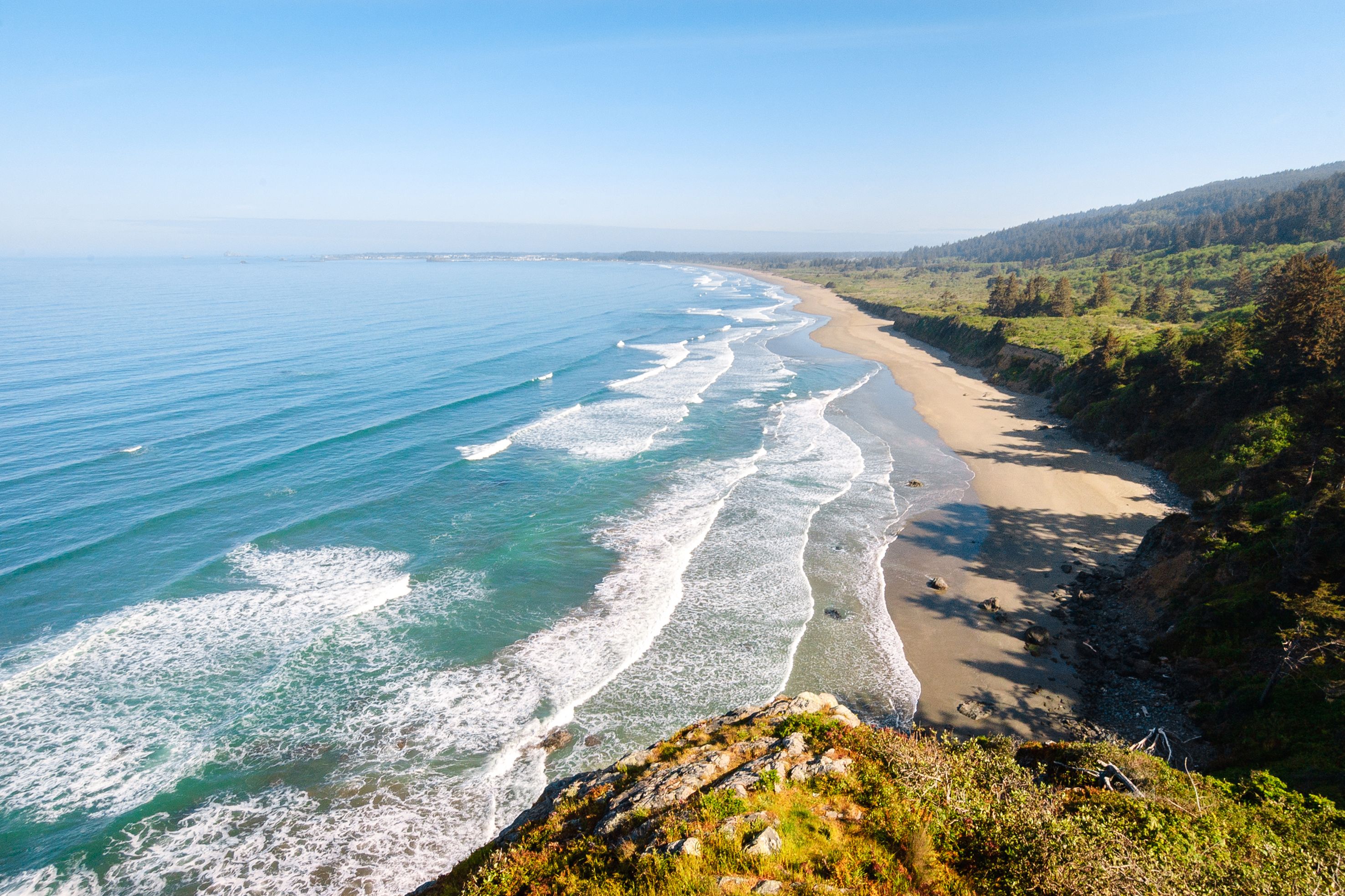 Strand am Redwood National Park, Kalifornien