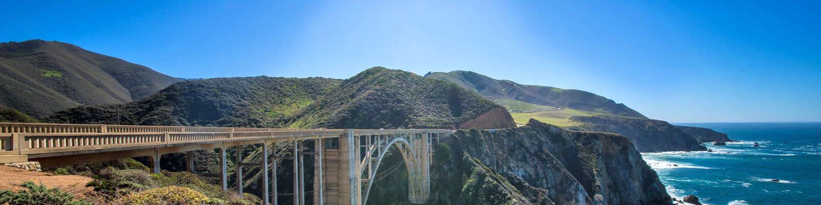 Bixby Creek Bridge auf dem Highway One, California