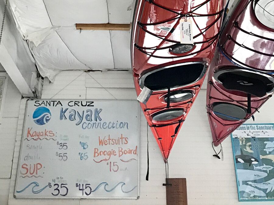 Kayak Connection in Moss Landing, Kalifornien