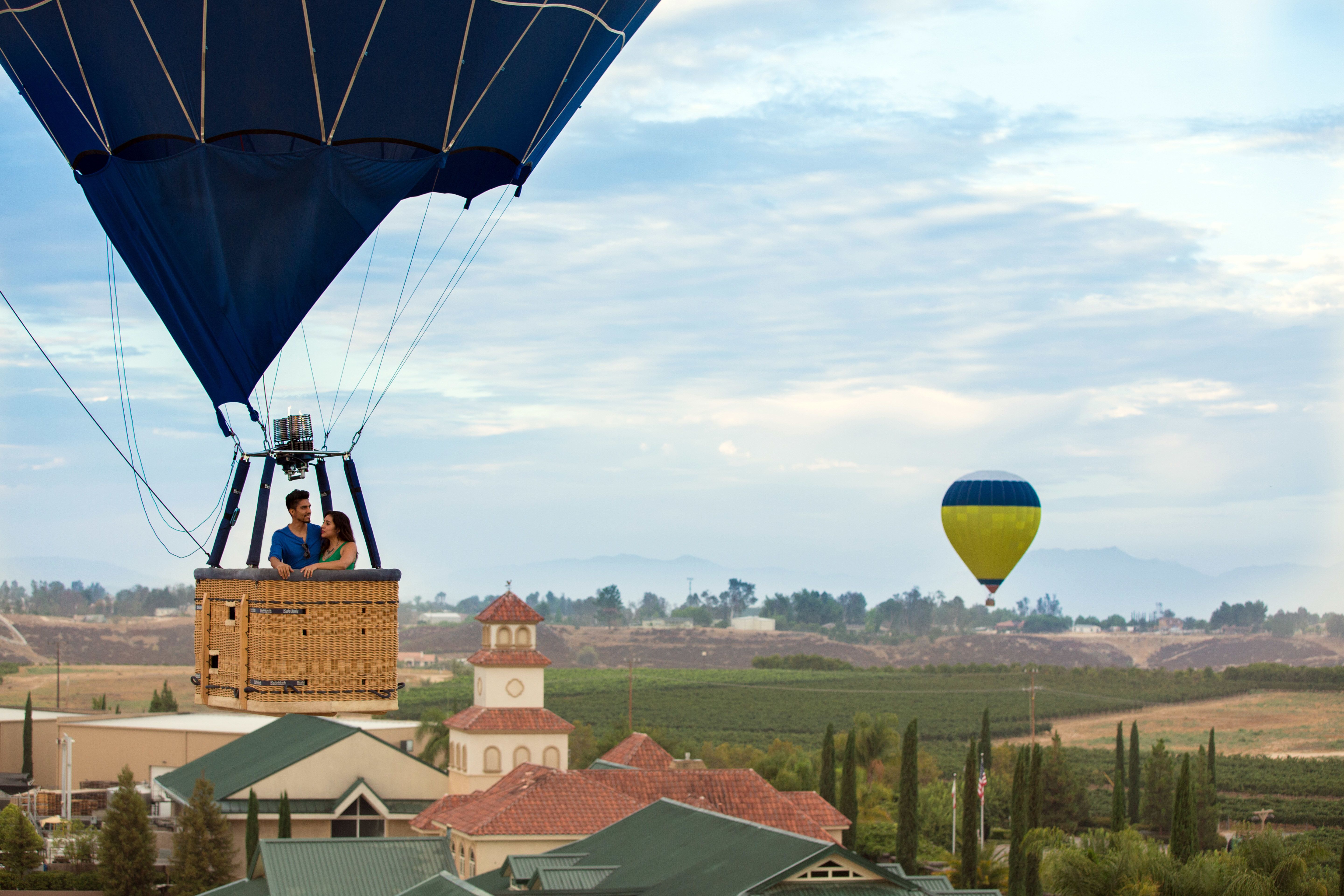 HeiÃŸluftballon Ã¼ber Temecula