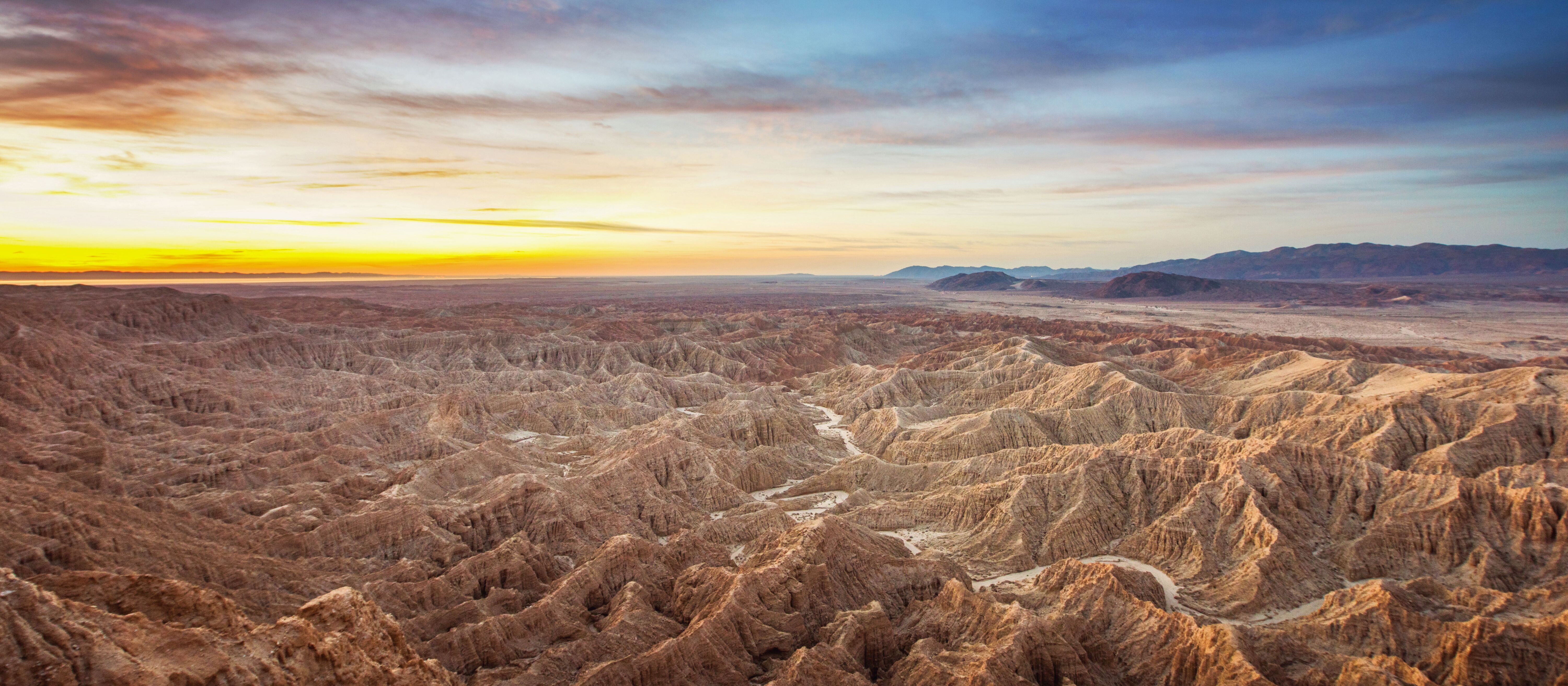 Fonts Point Aussichtspunkt im Anza-Borrego Desert State Park in Kalifornien