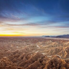 Fonts Point Aussichtspunkt im Anza-Borrego Desert State Park in Kalifornien Fonts Point Aussichtspunkt im Anza-Borrego Desert State Park in Kalifornien