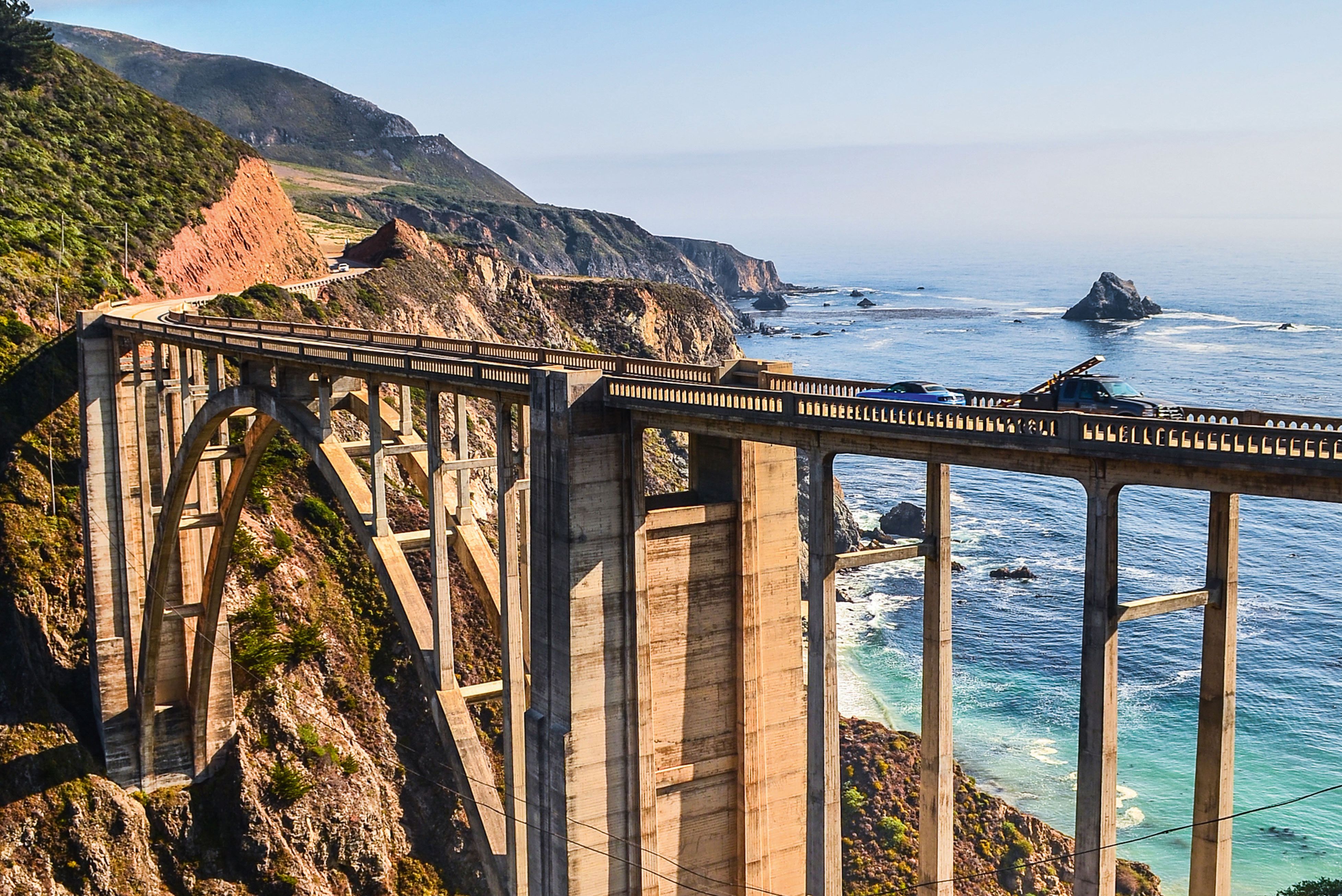 Die berühmte Bixby Creek Bridge