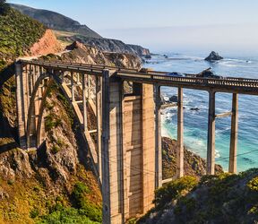 Die berühmte Bixby Creek Bridge