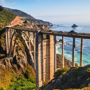 Die berühmte Bixby Creek Bridge