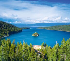 Die Smaragdbucht im Emerald Bay State Park