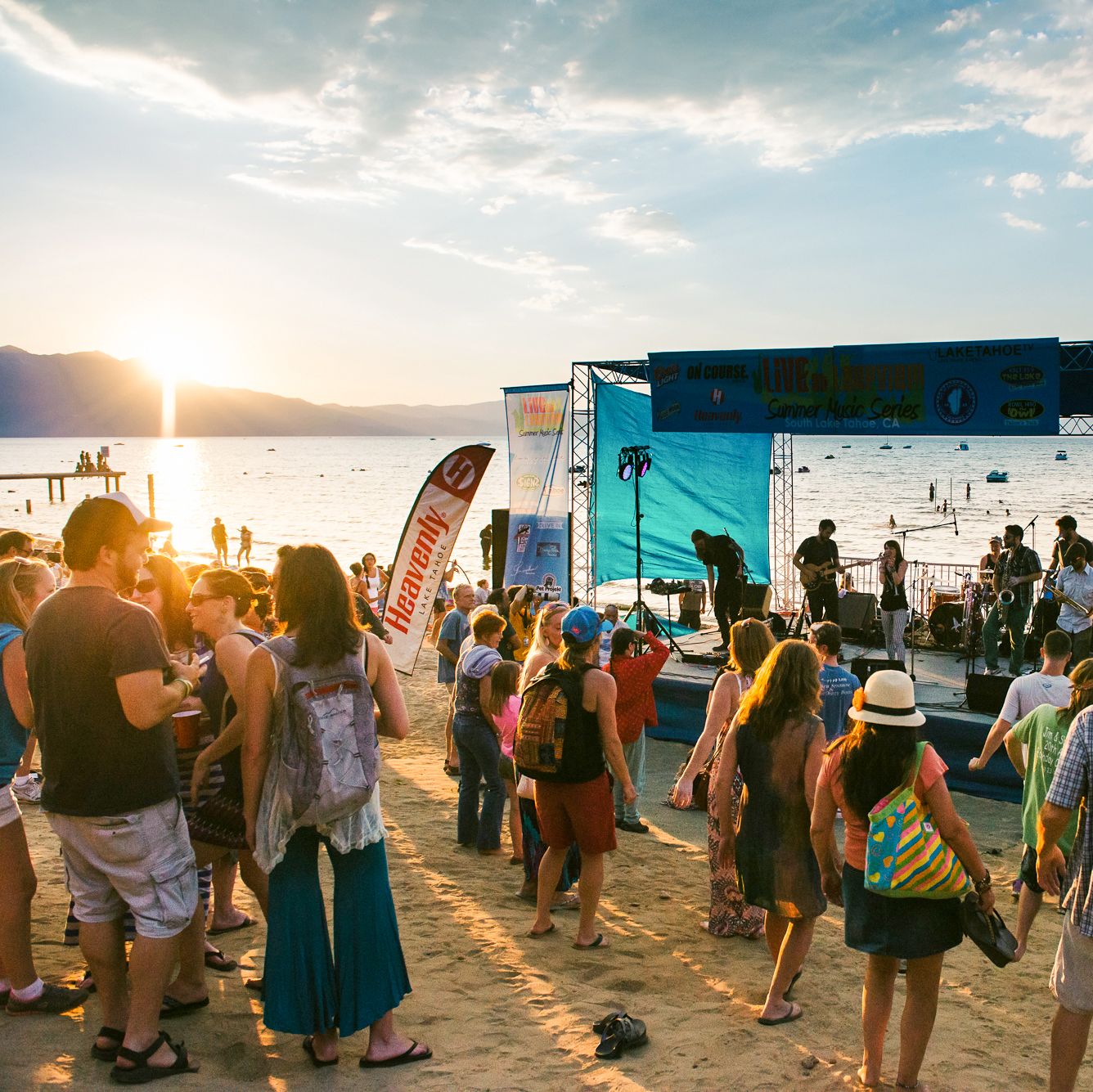 Konzert am Lake Tahoe