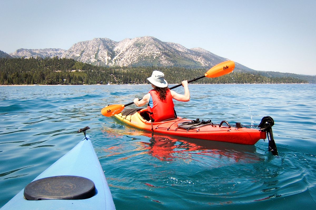 Kajakfahren auf dem Lake Tahoe