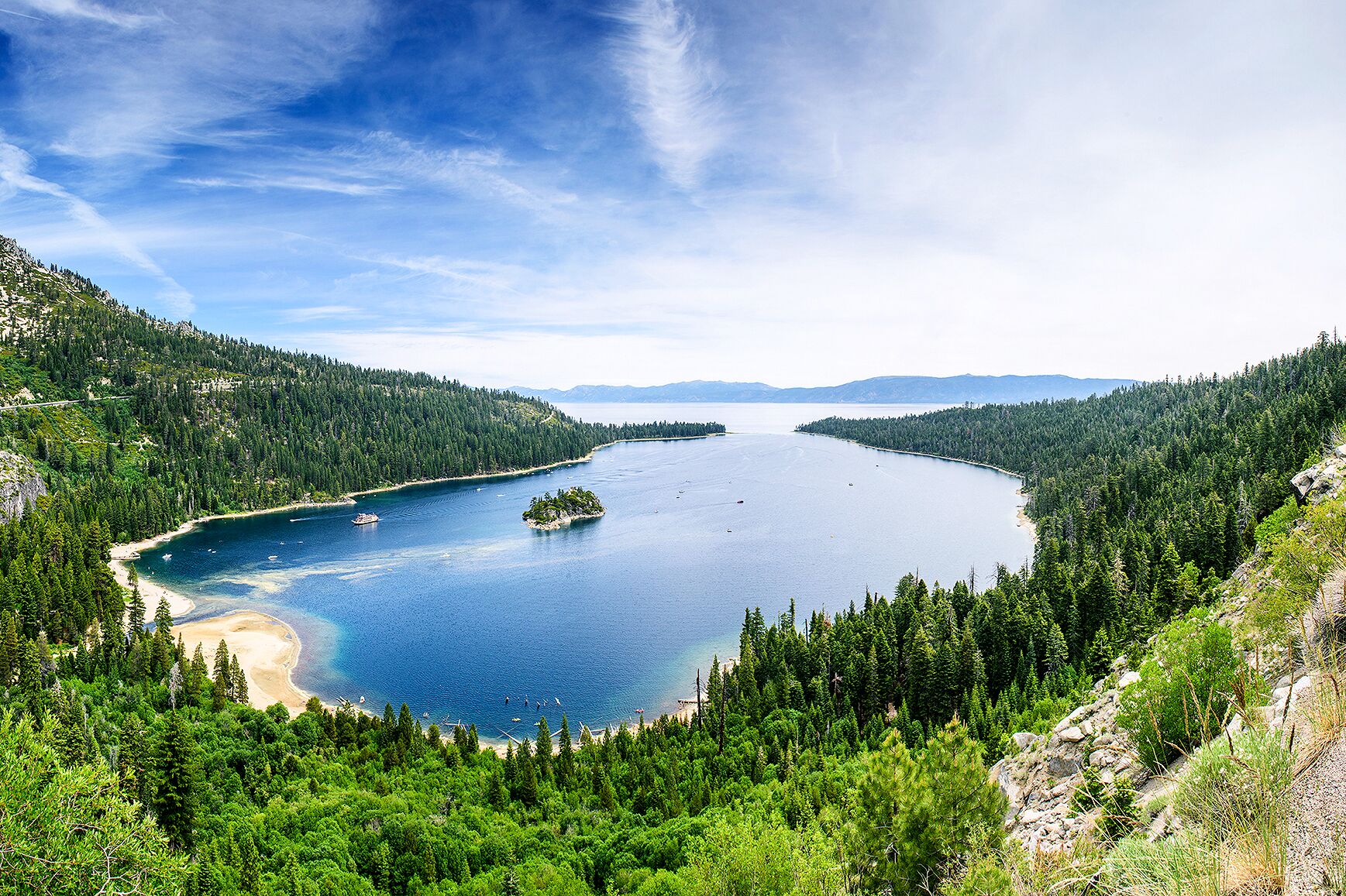 Emerald Bay am Lake Tahoe