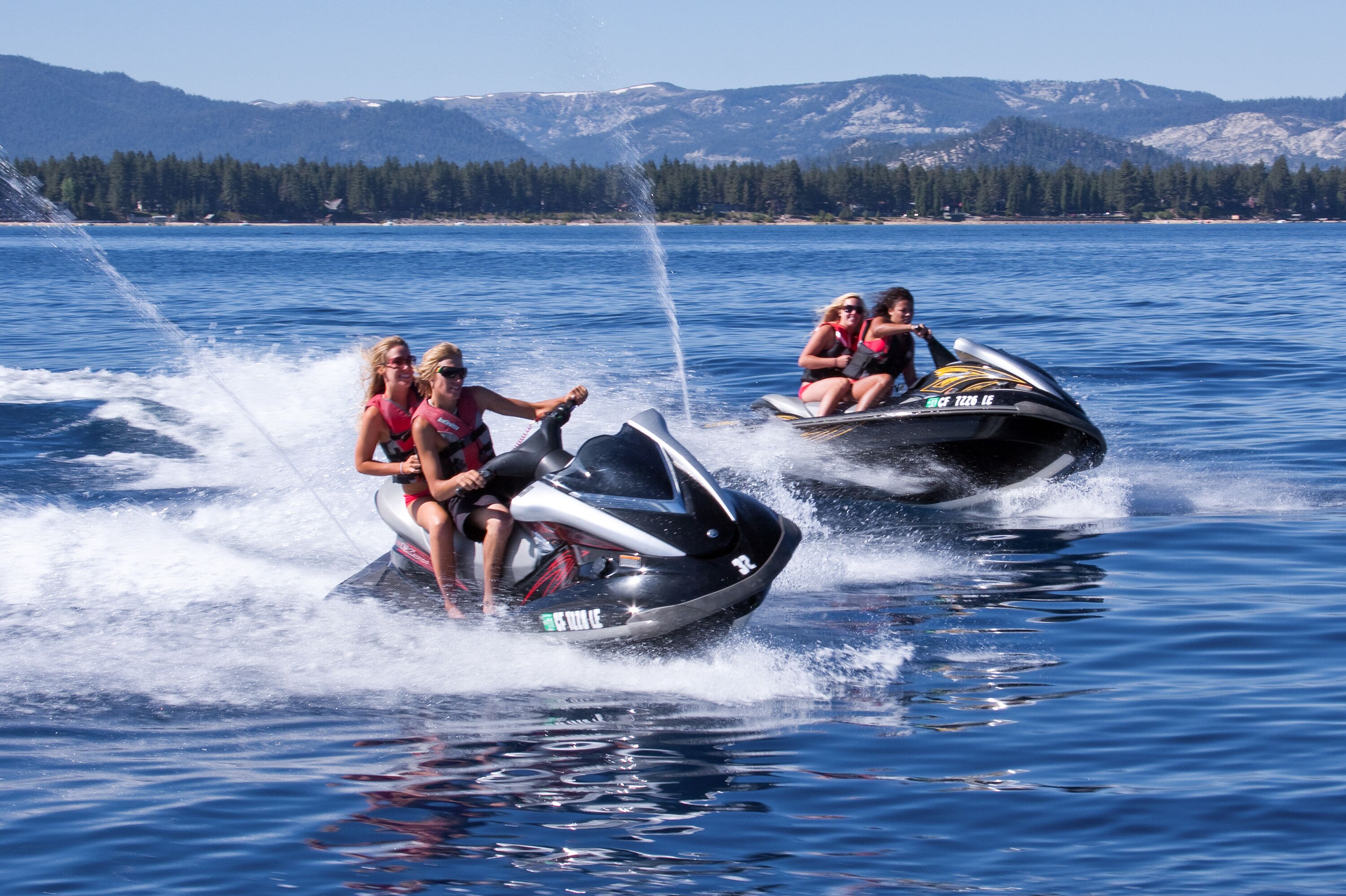 Wassersport auf dem Lake Tahoe