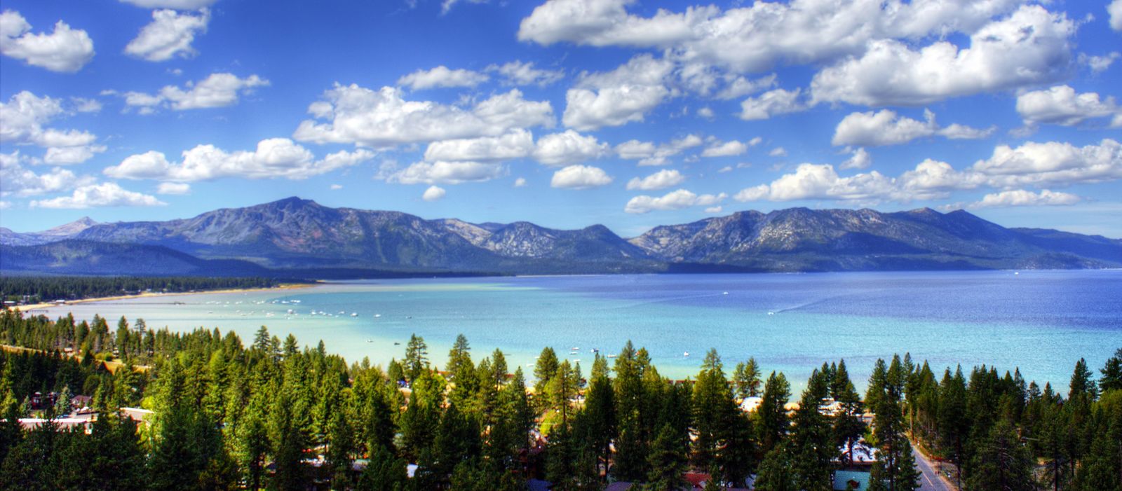 Ausblick auf Lake Tahoe