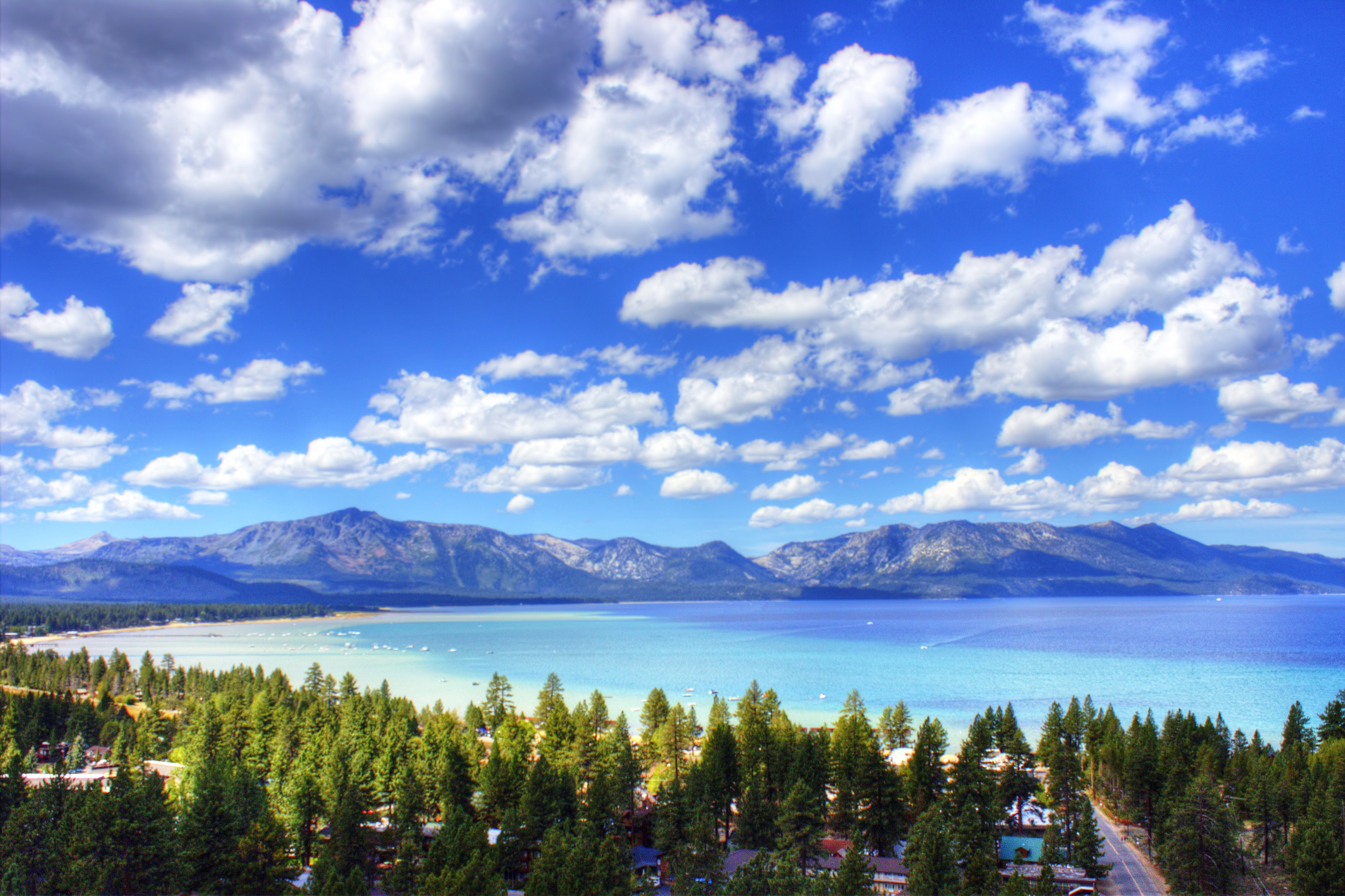 Blick auf den Lake Tahoe