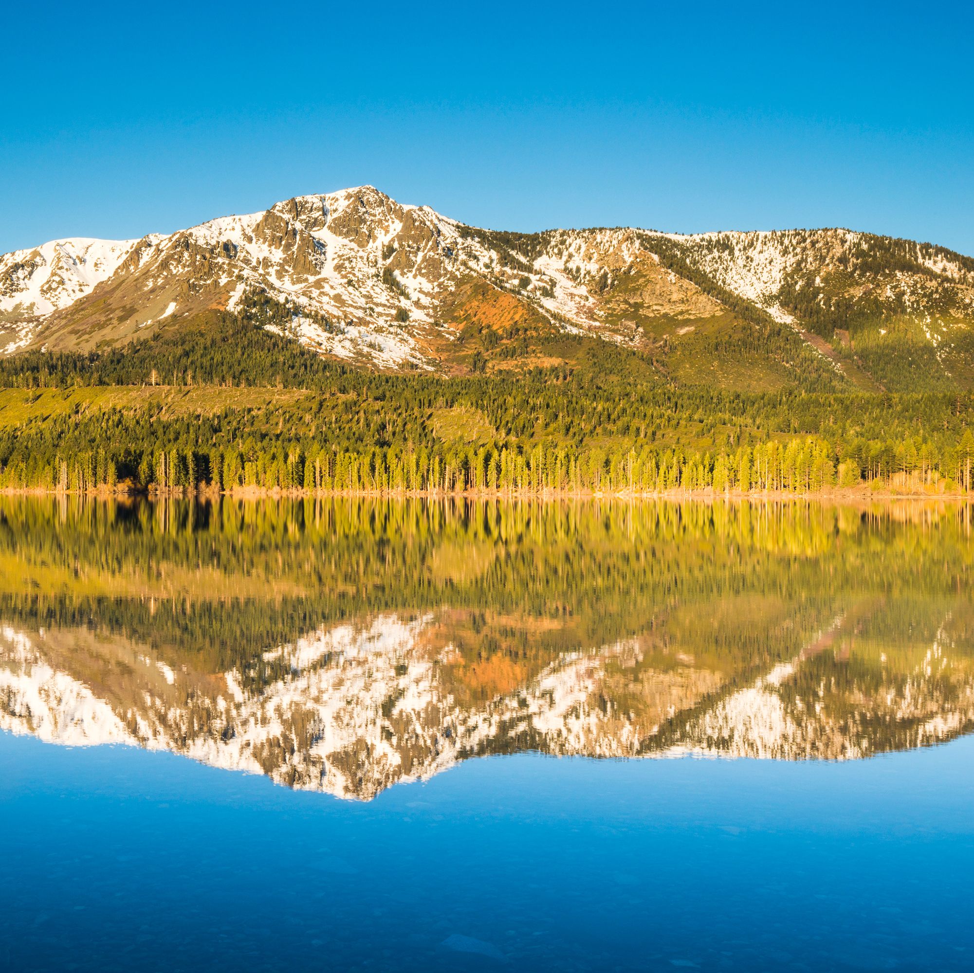 Der Mount Tallac am Fallen Leaf Lake