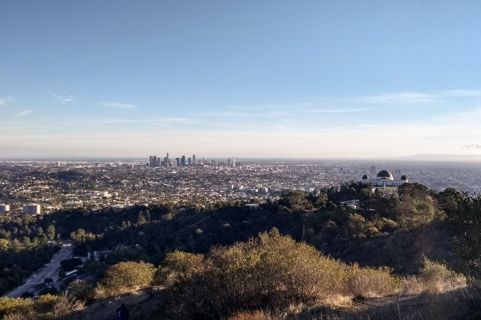Die Aussicht auf L.A. beim Sunset Hike zum legendÃ¤ren Hollywood Sign