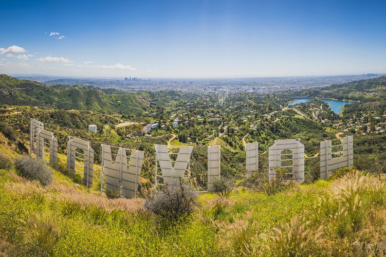 Das Hollywood Sign in Los Angeles