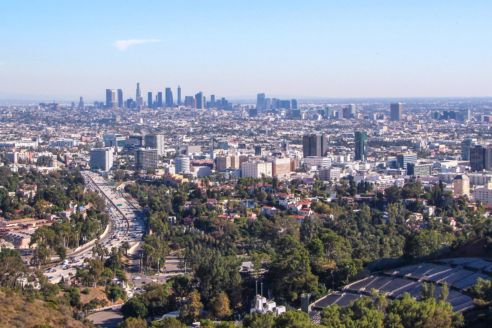 Aussichtspunkt über die Hollywood-Bowl, Los Angeles