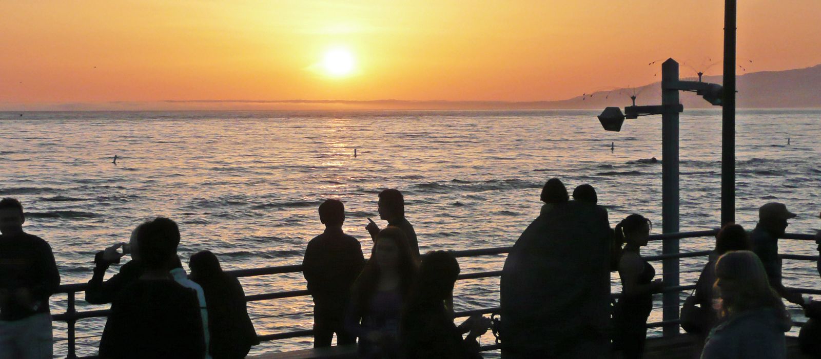 Sunset Santa Monica Pier