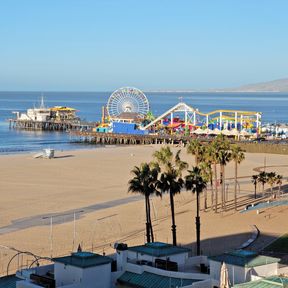 Pier von Santa Monica