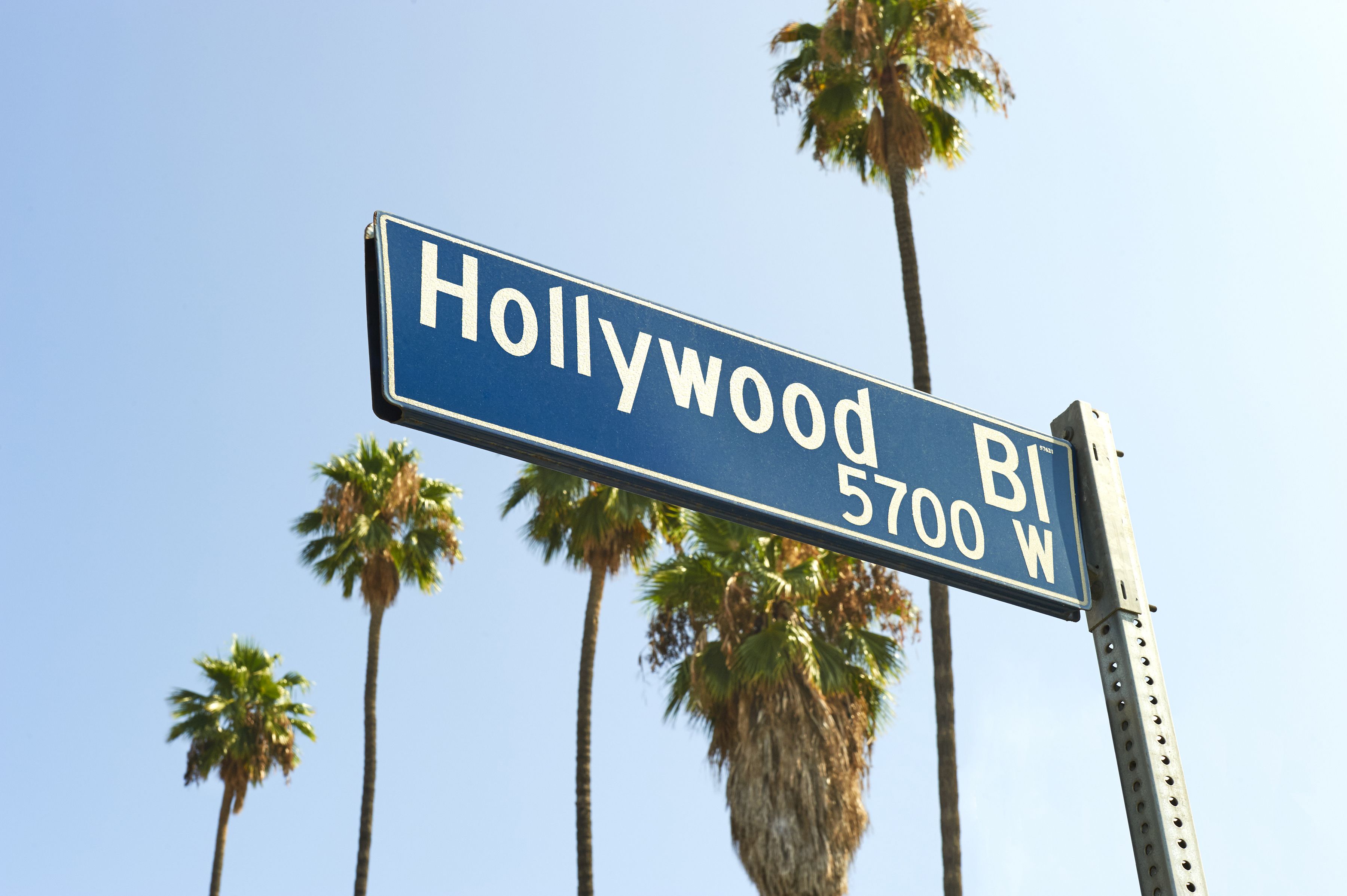 Wegweiser nach Hollywood in Los Angeles